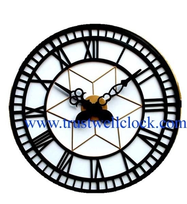 wall clocks analogue big clocks with minute hour second hands 60cm 80cm 100cm 1.2m dia