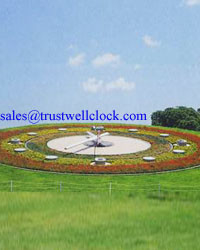 flower clocks and mechanism floral clocks with movement motor 3m 3.5m 4m 5m 9m 12m dia