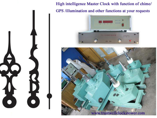 stepper motor mechanism movement for tower clocks with bigger strong drive power strength, rain proof dust proof