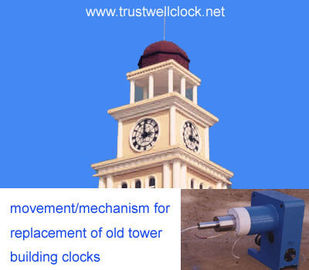 replacement movement/mechanism for old tower church building clocks