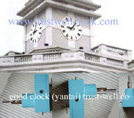 GPS synchronized 1-4 faces outdoor clocks and movement mechanism defending typhoon-GOOD CLOCK (YANTAI) TRUST-WELL CO LTD