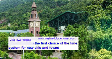 prices of four 4 face tower clocks,single side two side three 3 side tower clock and movement, -(Yantai)Trust-Well Co