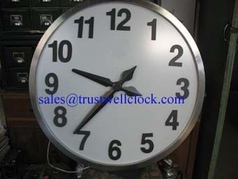 analog wall clocks,analog pointer outdoor clocks 1m 39inch 3inch dia, Good Clock(Yantai) Trust-Well Co.,Ltd