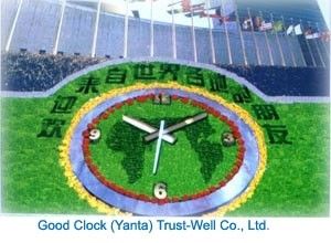 floral clocks movement motor mechanism 3.5m 4m 5m  6m diameters -    Good Clock(Yantai) Trust-Well Co.,Ltd