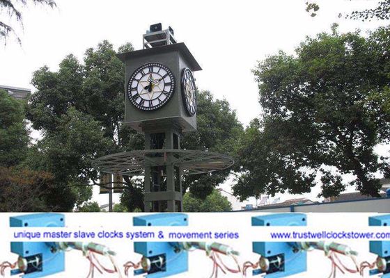 city /urban double side street clocks and movement/mechanism/motor