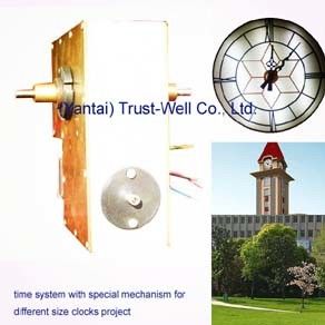 garden clocks mechanism with stepper motor/movement for large clocks top quality