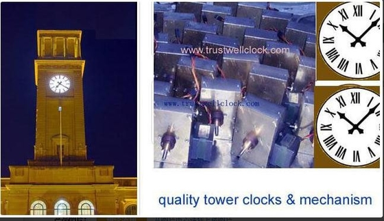 master clocks and slave clocks with GPS and sound function playing Westminster chime