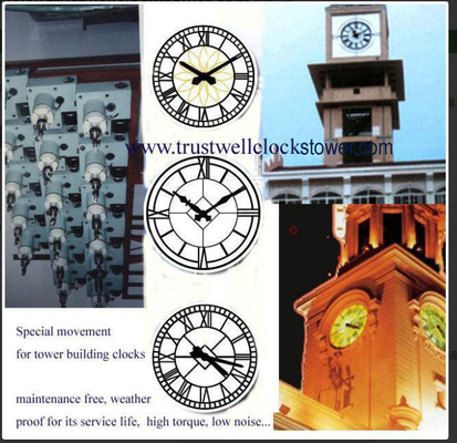 church clocks movement motor or mechanism with sound chime GPS synchronization