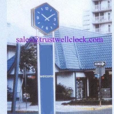 double side city clocks /movement 50cm 60cm 1m 1.2m clock face with good quality larger drive power