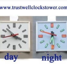 AC Powered Waterproof Clocks Tower with two or three clock hands for indoor and outdoor building