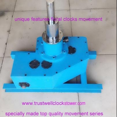 flower clock mechanismup to 8m diameters working with stepper motor with strong drive power brass gears top quality