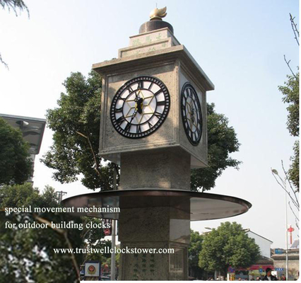 movement for railway station clocks 1.2m sizes diameters single side or double sides water proof stepper motor type