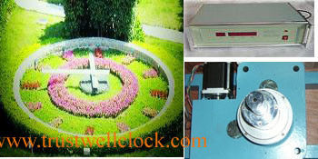 flower clock mechanismup to 8m diameters working with stepper motor with strong drive power brass gears top quality