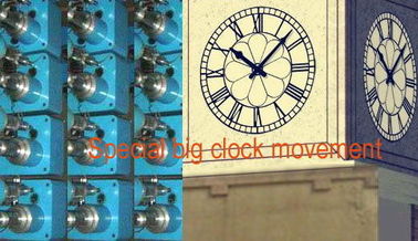 big building clocks and movement