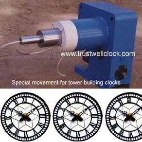 Movement/mechanism for outdoor building clocks up to 2m 2.5m 3m diameters with two or three hands