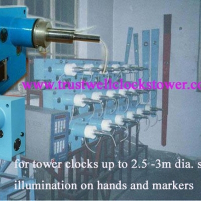 Good quality movement/mechanism for outdoor building clocks and clocks tower 1.5m 2m dia. moving with stepper motor