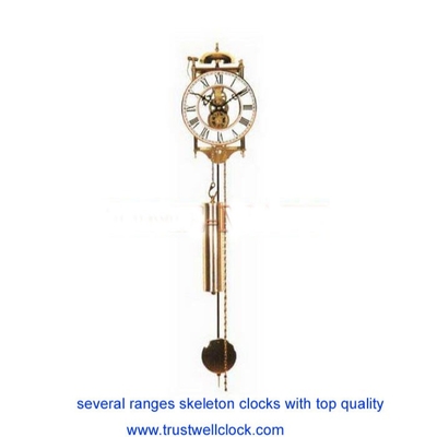 31 day Chian chefoo key wind movement for wall clocks and grandfather clocks with coil spring or gone rod