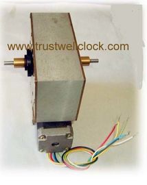 Double side city street clocks and movement/mechanism, working with stepper motor, water rain proof, lower noise