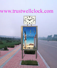 1.2m 47inch double side street clock movement for double sided city street clock, -Good Clock(Yantai)Trust-well Co Ltd