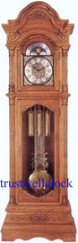 high grade luxury grandfather clock with German Hermle weight driven 4/4 movement-GOOD CLOCK YANTAI)TRUST-WELL CO LTD.