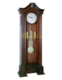 China top quality luxurious grandfather/floor clock with German made 8-rod 12-rod cable driven or weight driven movement