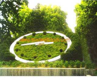 floral flower garden clock and movement mechanism motor,strong resist typhoon power-GOOD CLOCK (YANTAI) TRUST-WELL CO L