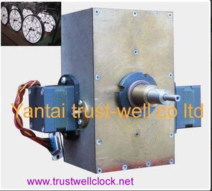 double side clock,movement mechanism motor for double side clock,city street clock s-GOOD CLOCK(YANTAI)TRUST-WELL CO LTD