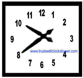 analog wall clocks,analog pointer outdoor clocks 1m 39inch 3inch dia, Good Clock(Yantai) Trust-Well Co.,Ltd