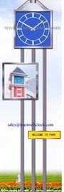 double side street clocks, double side city clocks and movement  -  Good Clock(Yantai) Trust-Well Co.,Ltd