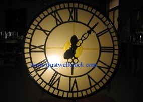 good quality analog wall clocks with illumination and bell chime