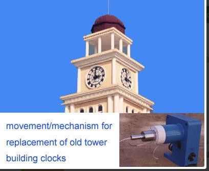 Tower clocks and movement /mechanism with strike bell music chime