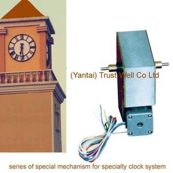 double sided street clocks and movement mechanism motor, CHina made