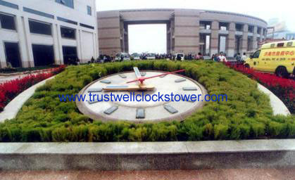 Floral clocks flower clocks garden clocks with special motor 3m 4m 5m 6m 7m 8m 9m 12m 15m diameters