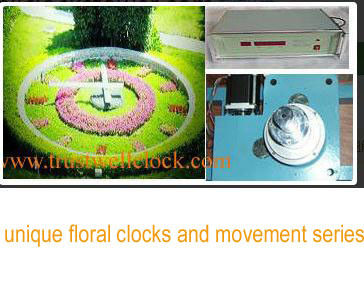 mechanism for floral clocks with hour minute hand and master clock- GOOD CLOCK (YANTAI) TRUST-WELL CO LTD